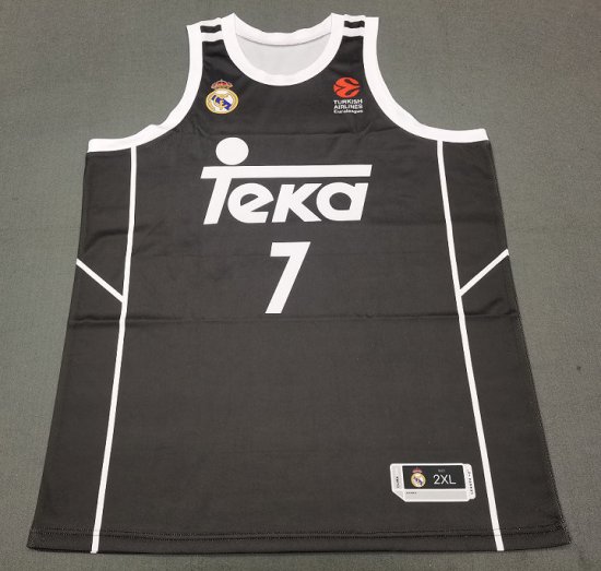 NBA 7 Doncic Real Madrid basketball Maillot style 2 imprimé